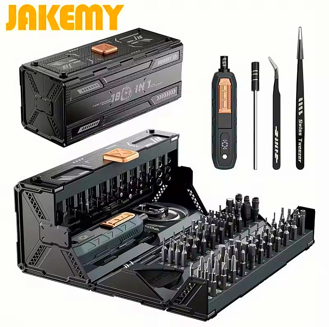 180 in 1 Precision Multifunctional Screwdriver Set,Magnetic Phillips Bits,Mobile iPhone & PC & Glasses Manual Repair Tool.