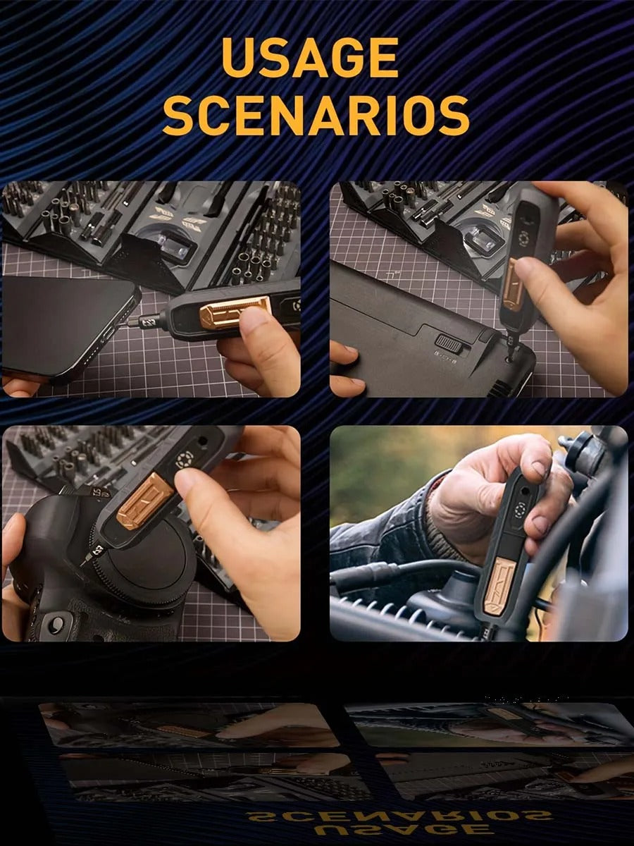 180 in 1 Precision Multifunctional Screwdriver Set,Magnetic Phillips Bits,Mobile iPhone & PC & Glasses Manual Repair Tool.