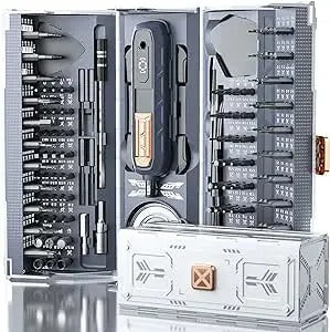 180 in 1 Precision Multifunctional Screwdriver Set,Magnetic Phillips Bits,Mobile iPhone & PC & Glasses Manual Repair Tool.